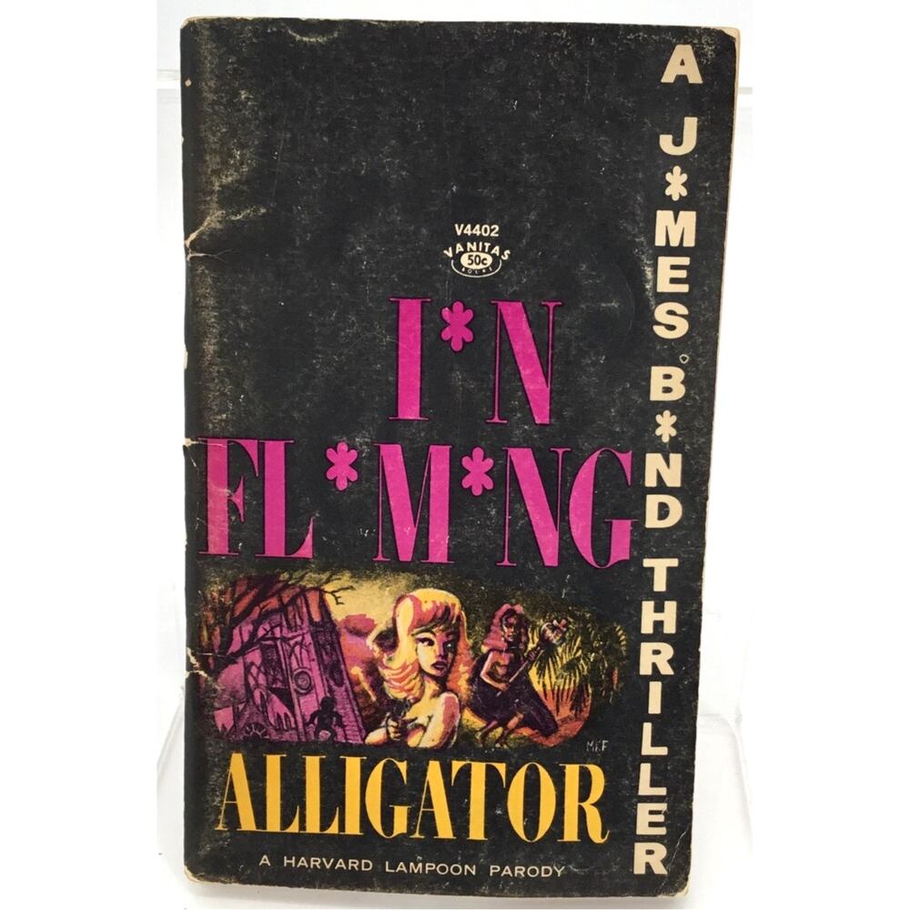 Vintage 1962 Alligator Harvard Lampoon James Bond Parody Paperback